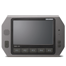 These rugged LCD vehicle displays have programmable function keys and intelligent power on/off features. Compatible with TREK-500/600/60 series only.