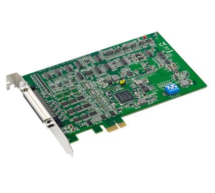 Advantech now includes PCI Express to their series of multifunction cards. Their advanced circuit design provides higher speed and more functions, including the five most desired measurement and control functions: A/D conversion, D/A conversion, digital input, digital output, and counter/timer.